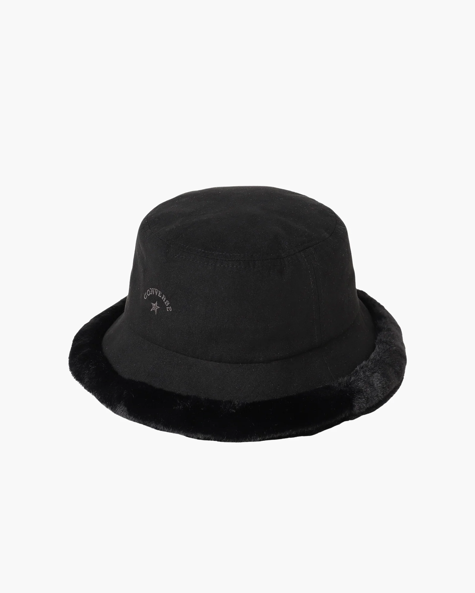 CNL SUEDE & FUR BUCKET HAT