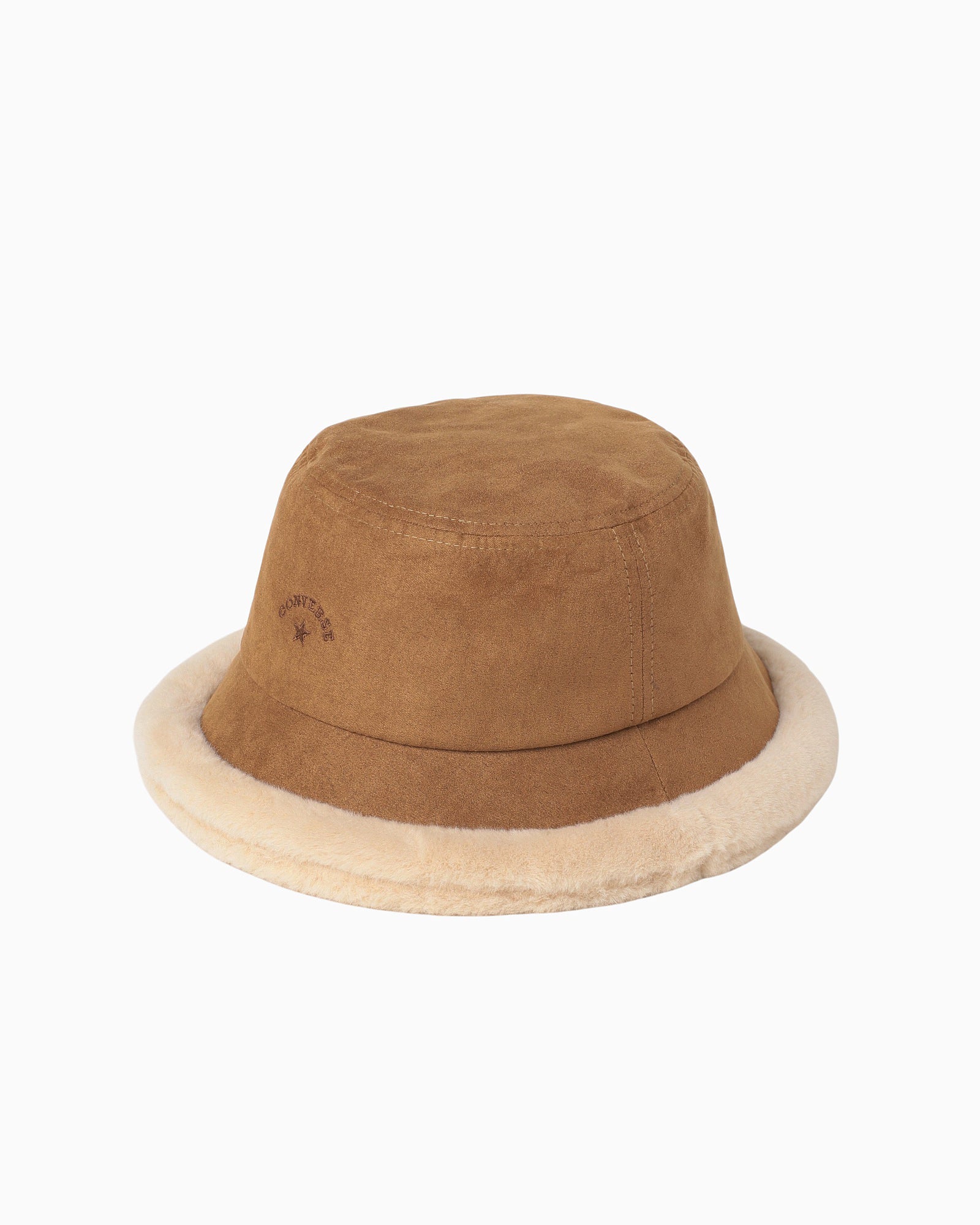 CNL SUEDE & FUR BUCKET HAT