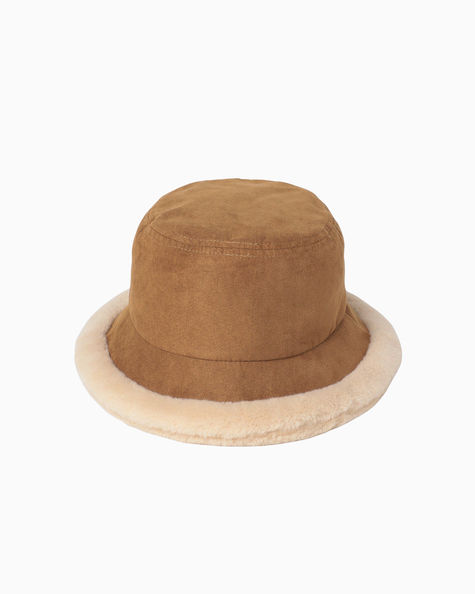 CNL SUEDE & FUR BUCKET HAT - Image 2