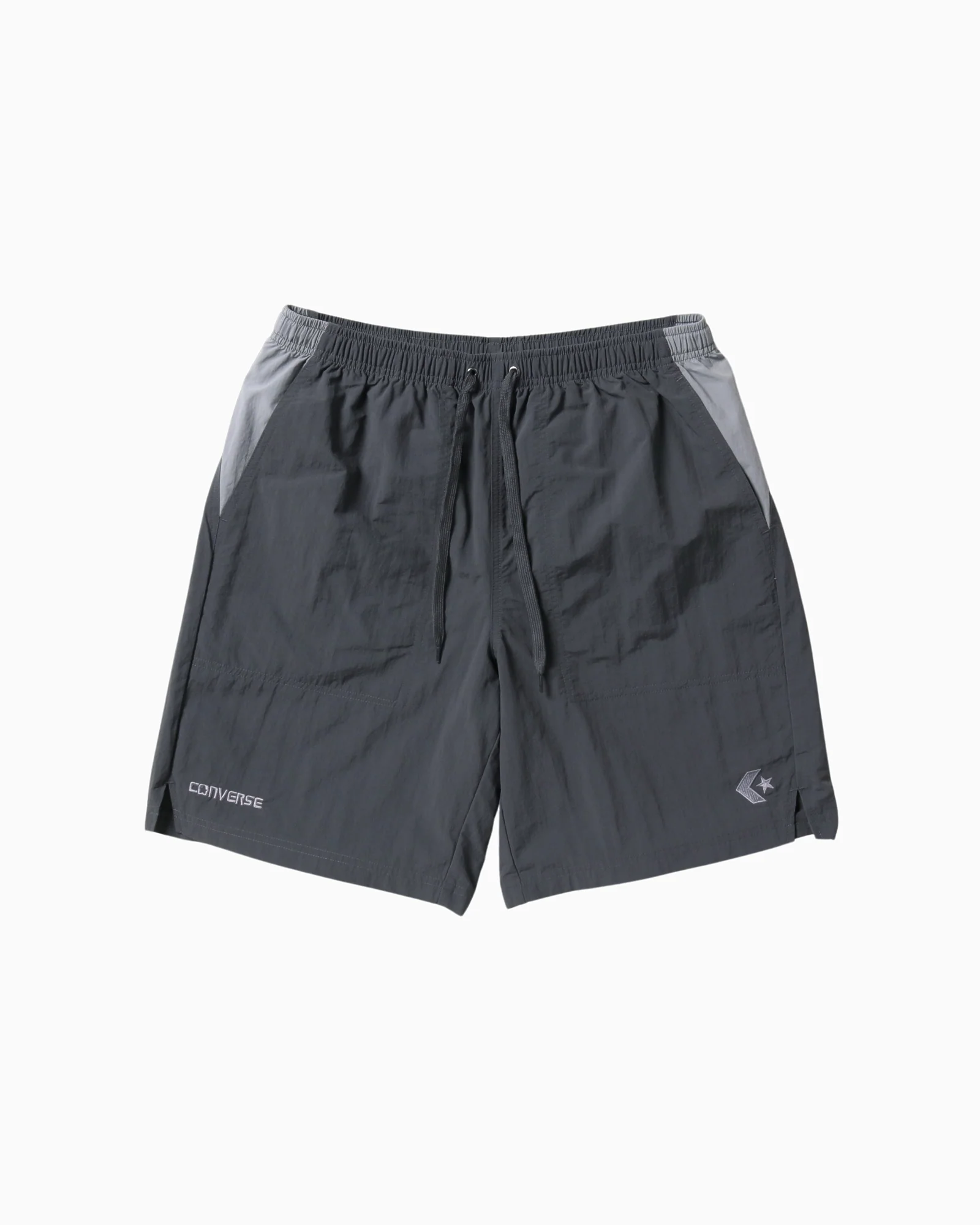 COLOR BLOCK WOVEN SHORTS