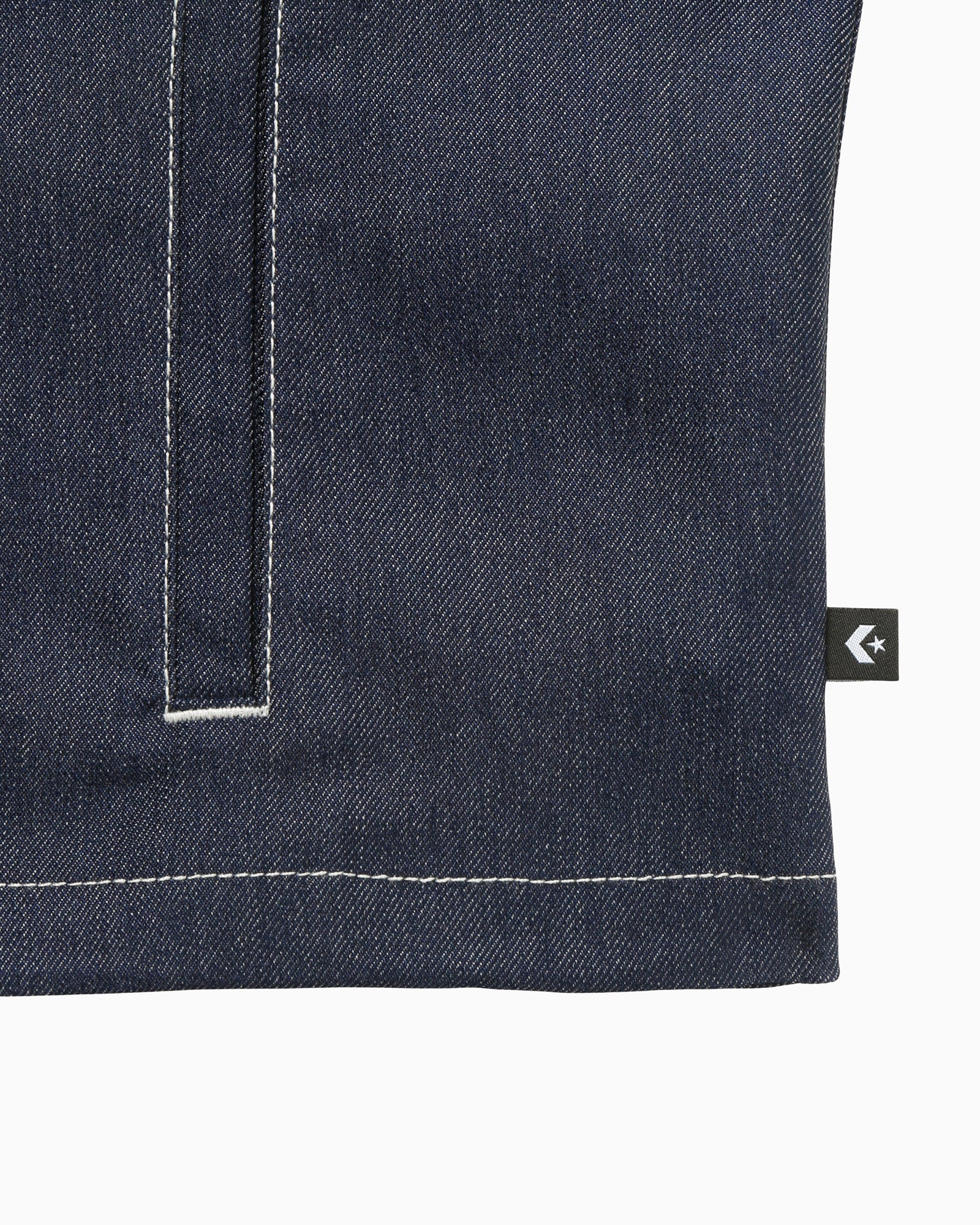 SYNTHETIC DENIM HOODED JACKET LADIES - Image 4