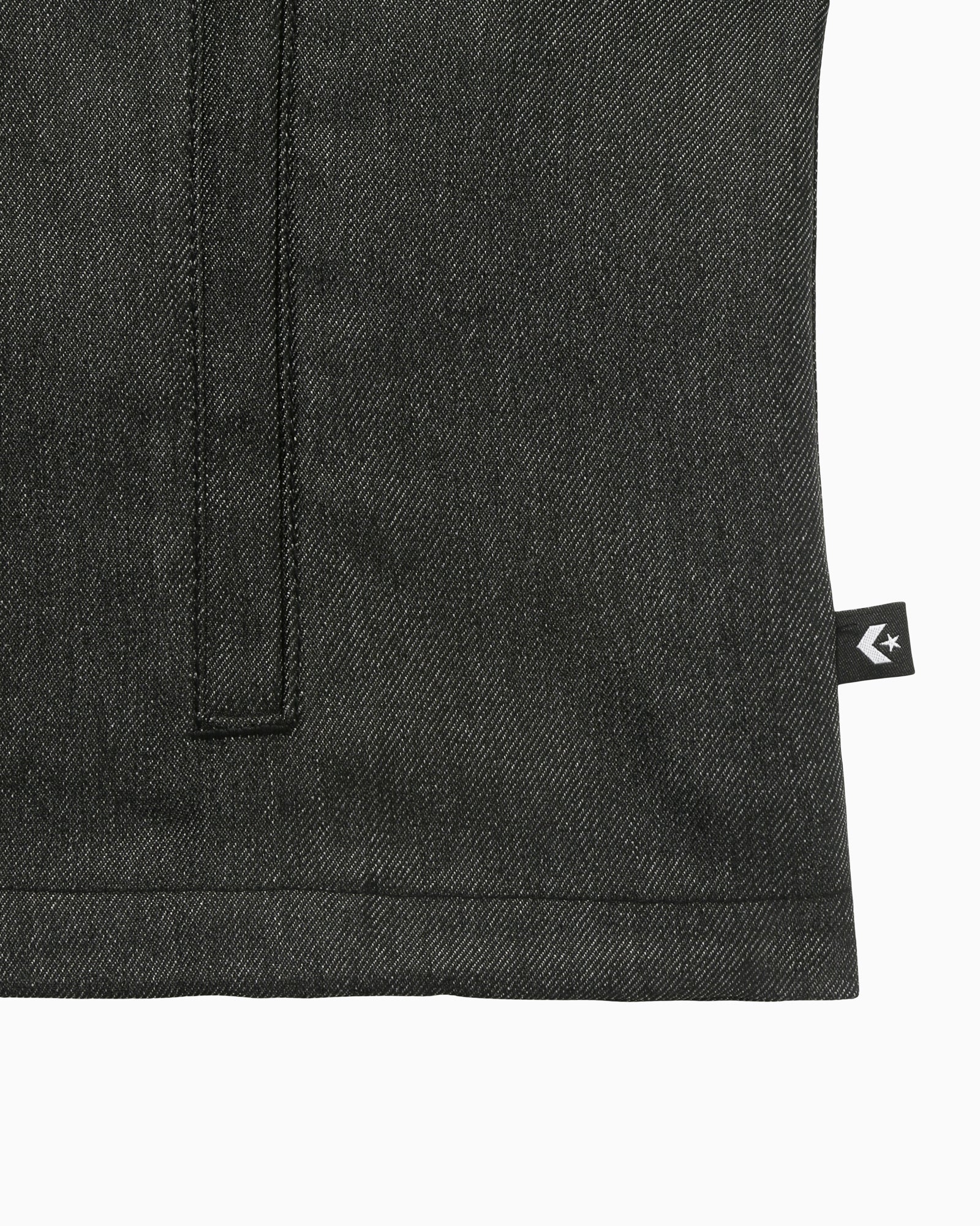 SYNTHETIC DENIM HOODED JACKET LADIES - Image 4