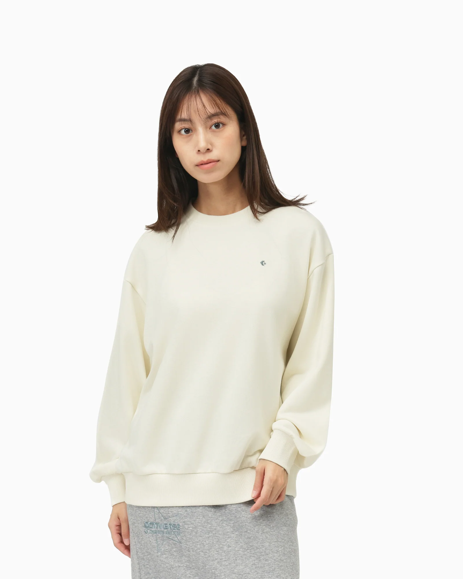 DIAMOND LOGO SWEAT CREW TOP LADIES - Image 5