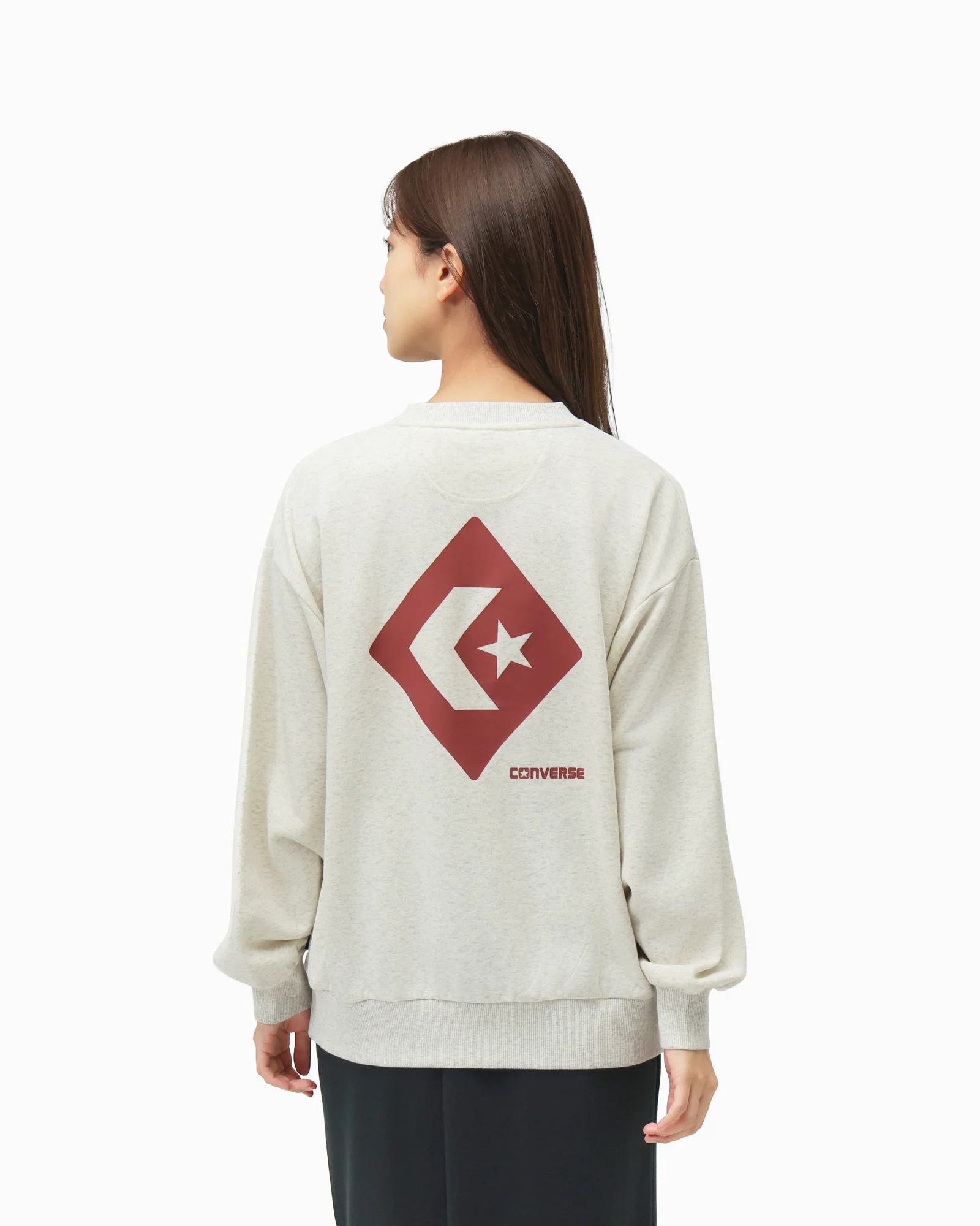 DIAMOND LOGO SWEAT CREW TOP LADIES - Image 6