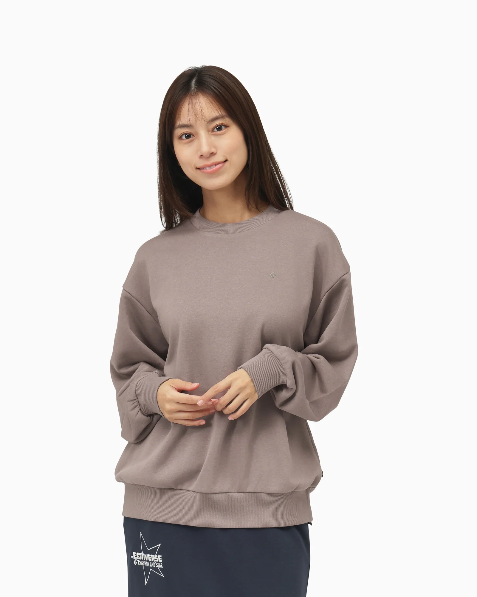 DIAMOND LOGO SWEAT CREW TOP LADIES - Image 5