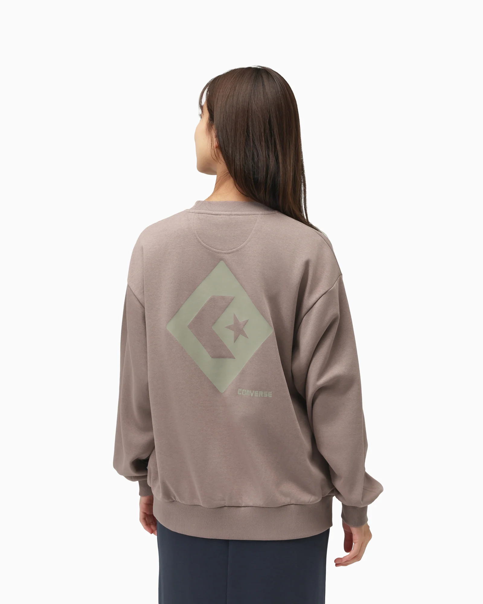 DIAMOND LOGO SWEAT CREW TOP LADIES - Image 6