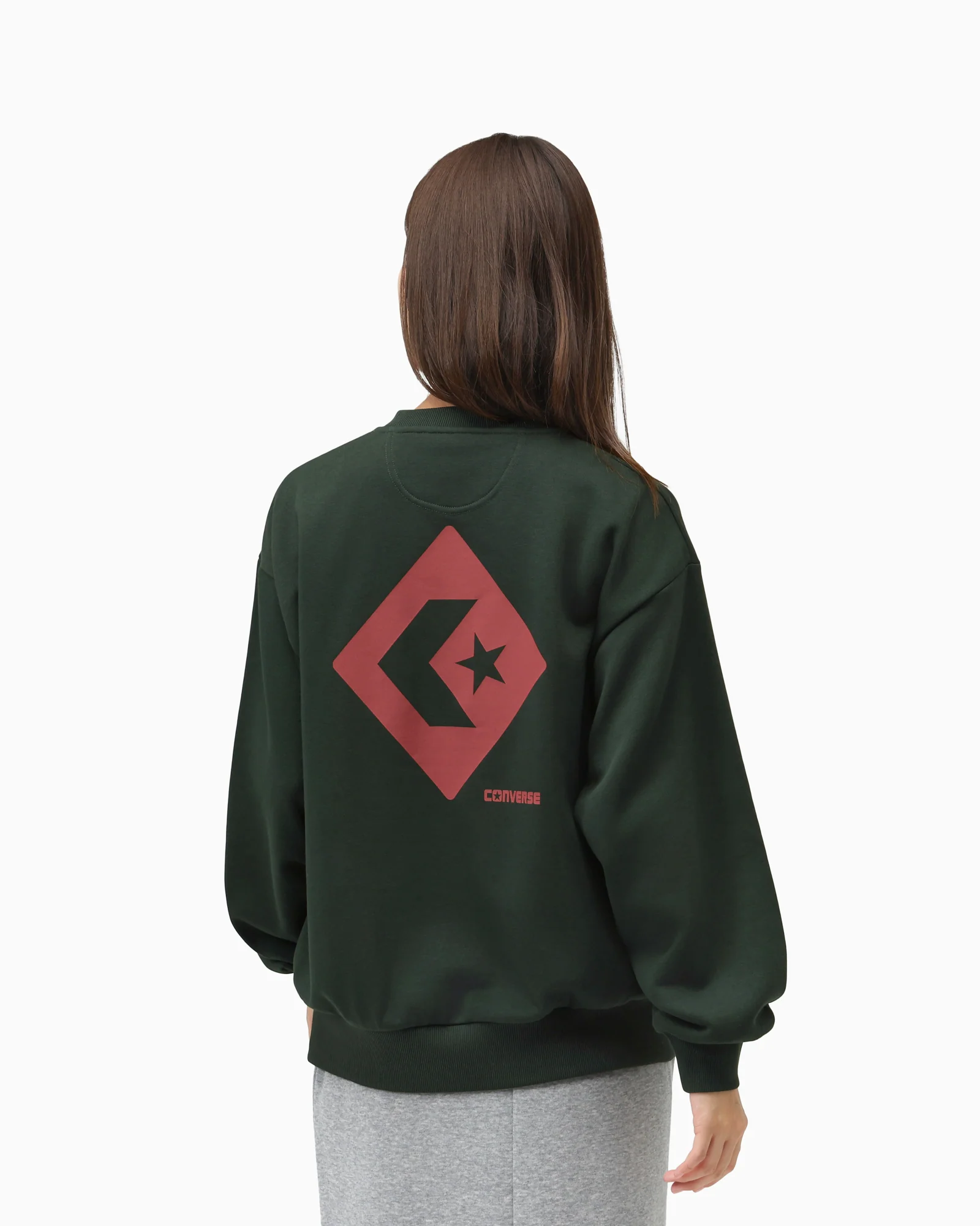 DIAMOND LOGO SWEAT CREW TOP LADIES - Image 6