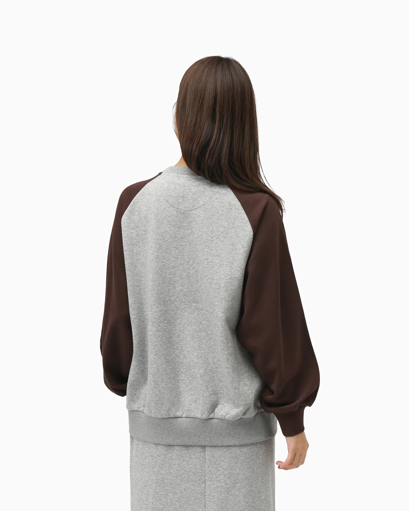 COLOR BLOCK SWEAT CREW TOP LADIES - Image 6