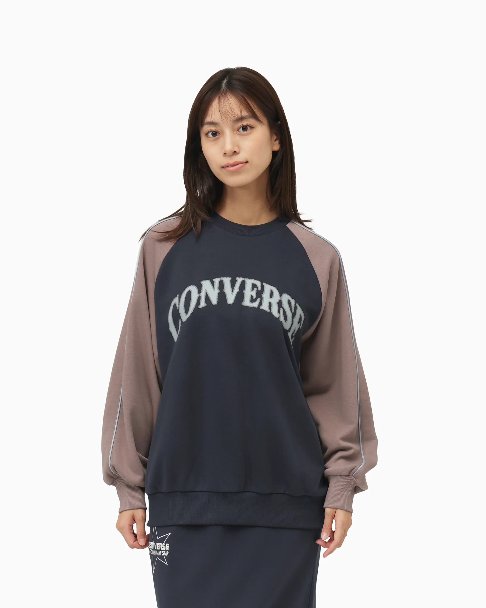 COLOR BLOCK SWEAT CREW TOP LADIES - Image 5