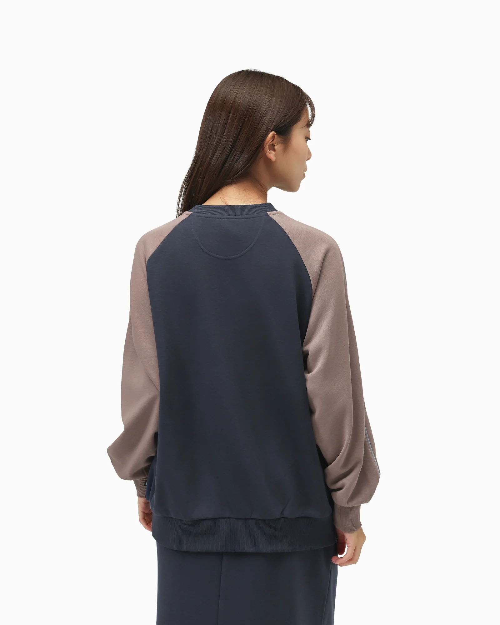 COLOR BLOCK SWEAT CREW TOP LADIES - Image 6