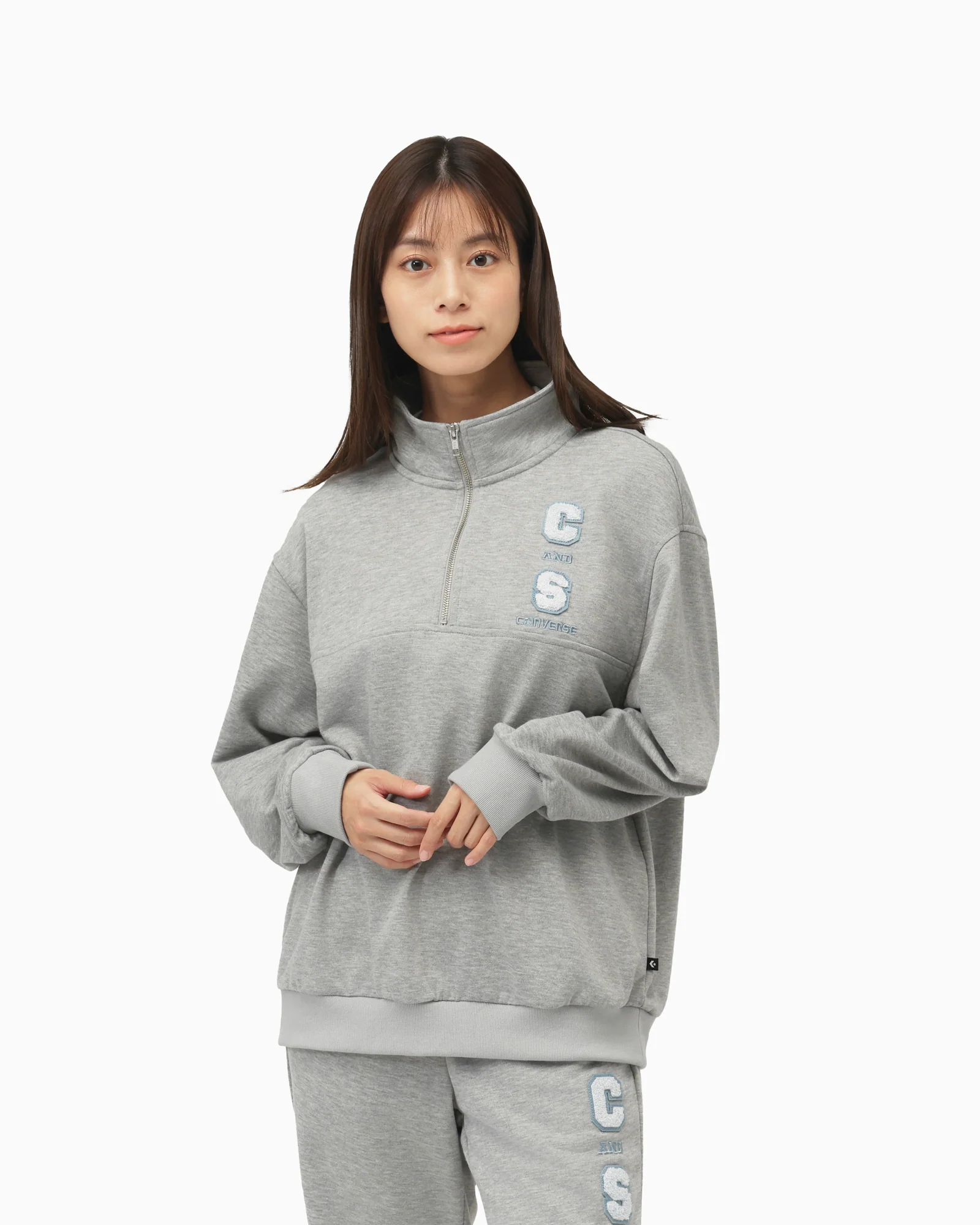 CHENILLE HALF ZIP TOP L - Image 5