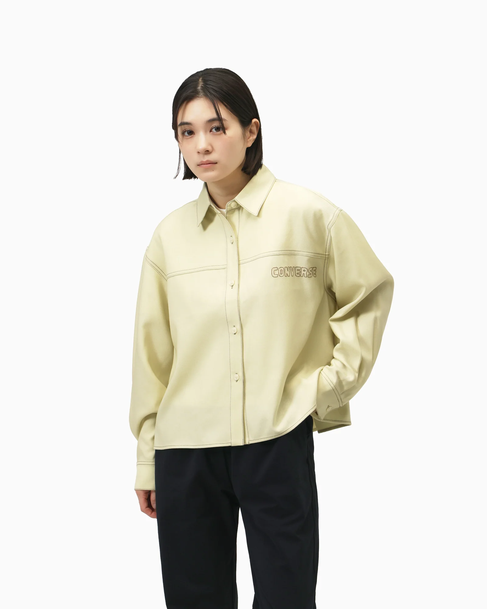 SYNTHETIC DENIM SHIRT L - Image 5