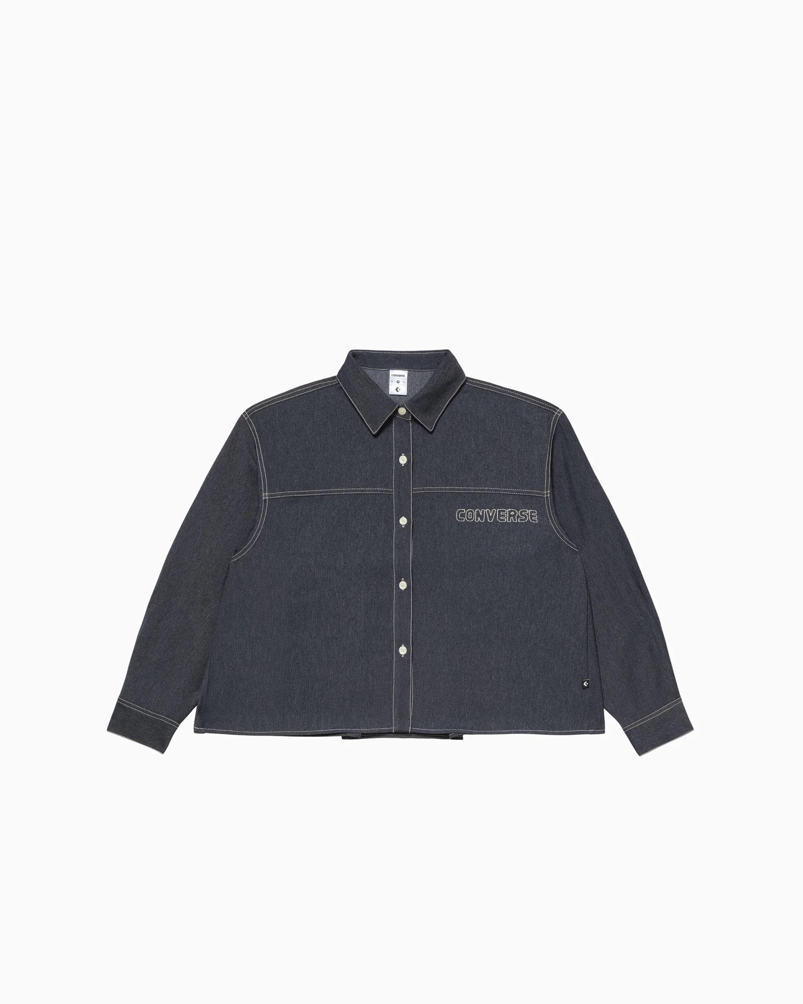 SYNTHETIC DENIM SHIRT L