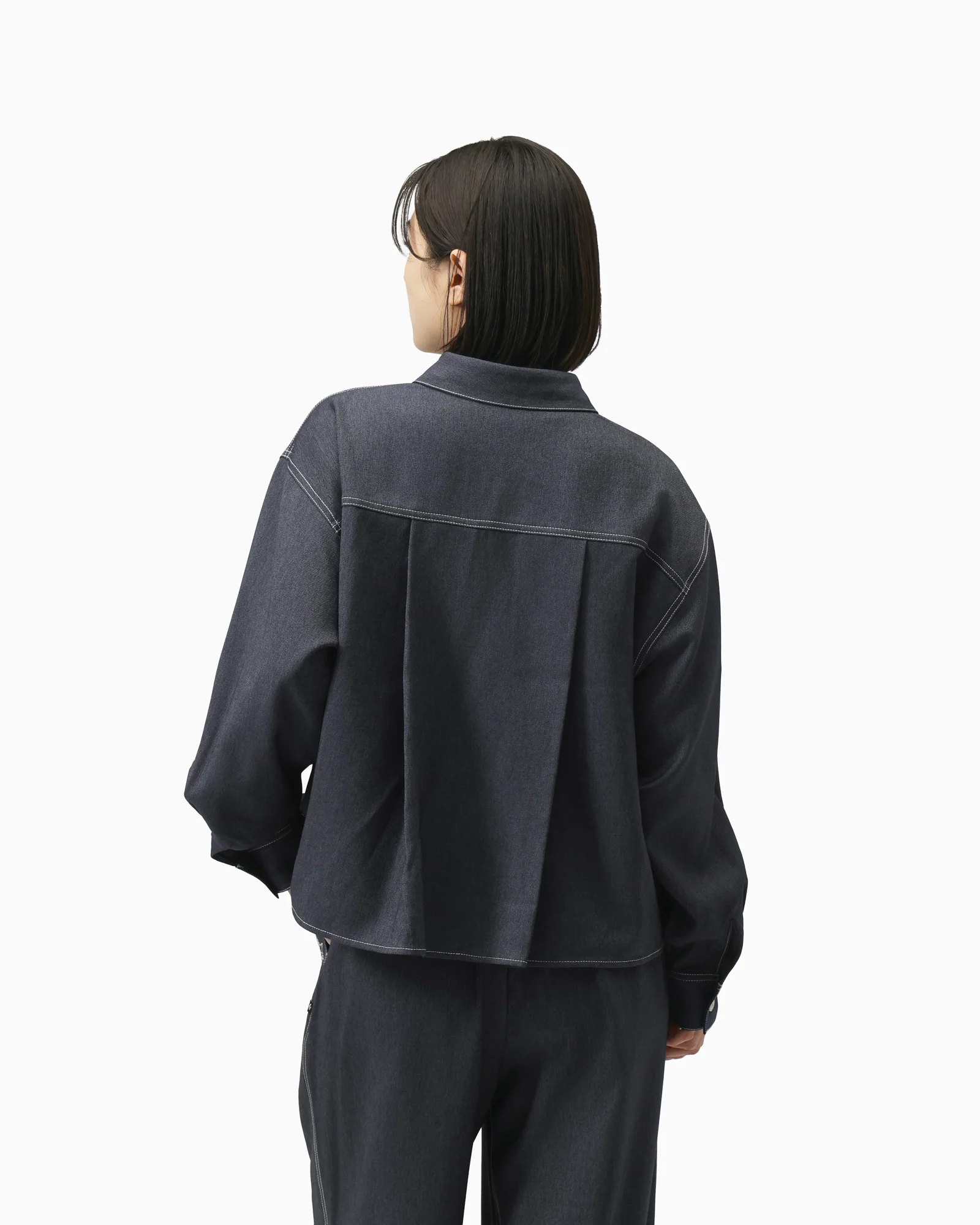 SYNTHETIC DENIM SHIRT L - Image 6