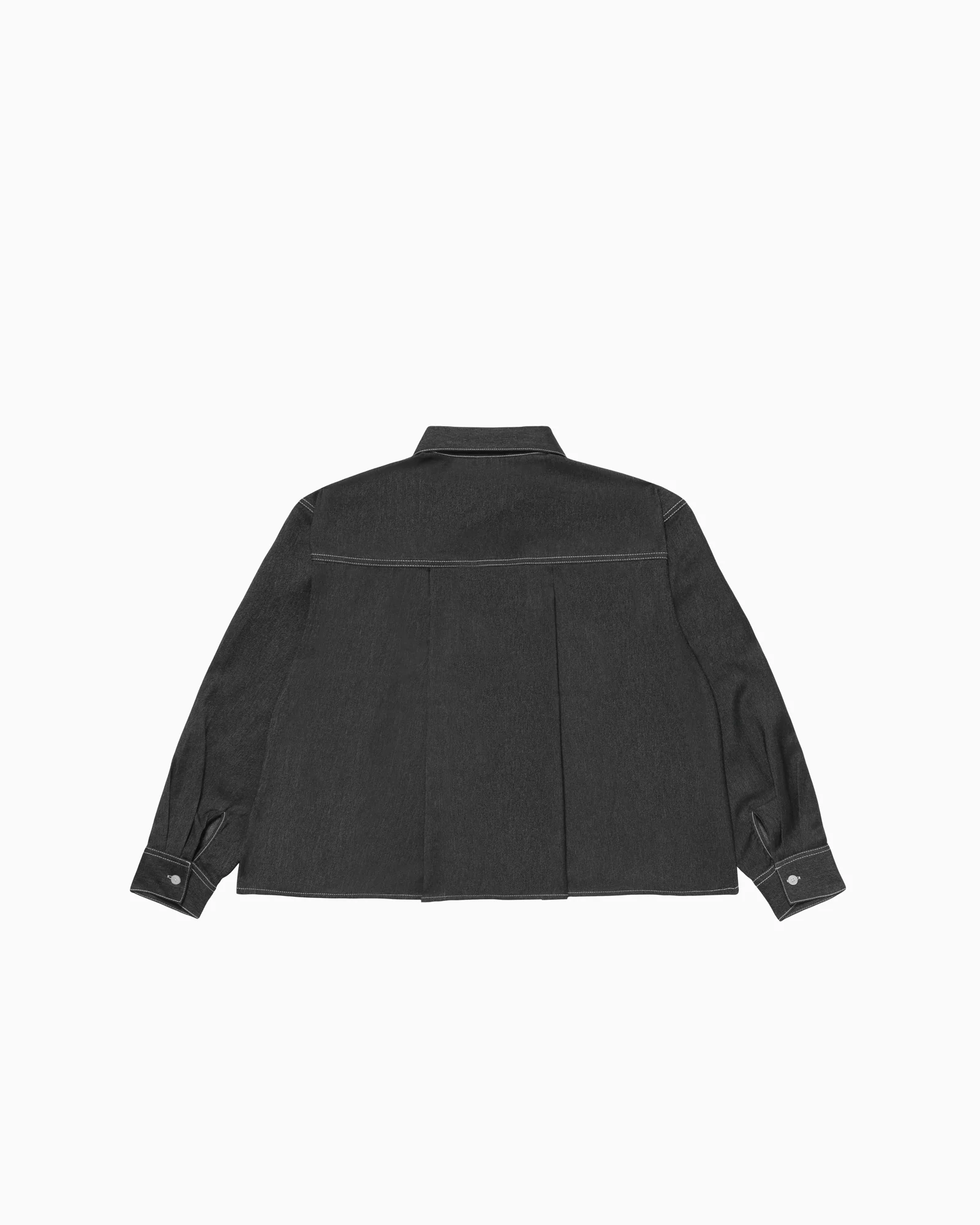 SYNTHETIC DENIM SHIRT L - Image 2