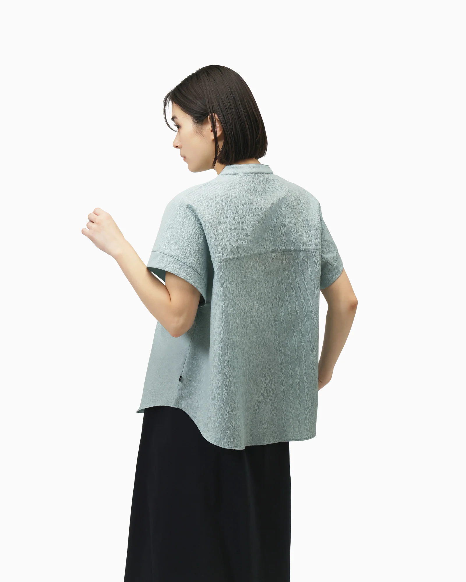 SEERSUCKER STAND CL SHIRT L - Image 6