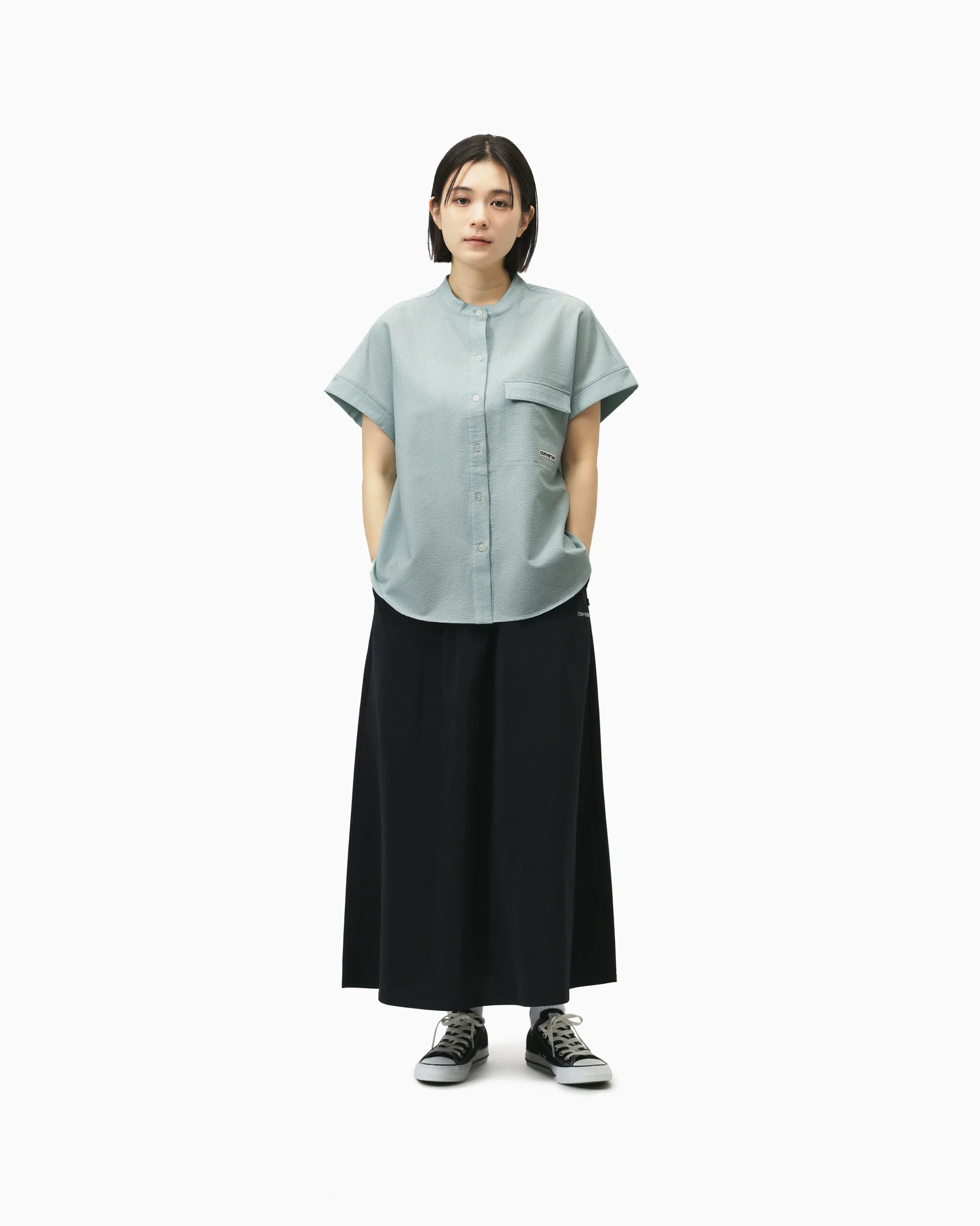 SEERSUCKER STAND CL SHIRT L - Image 7