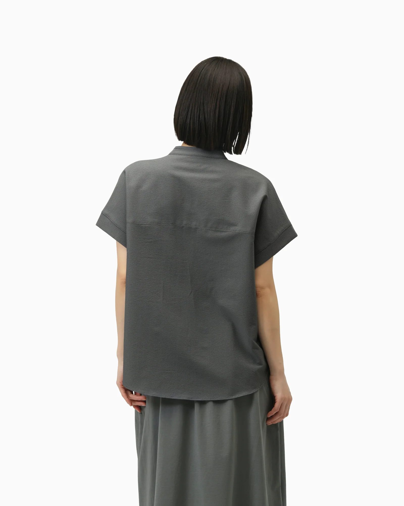 SEERSUCKER STAND CL SHIRT L - Image 6