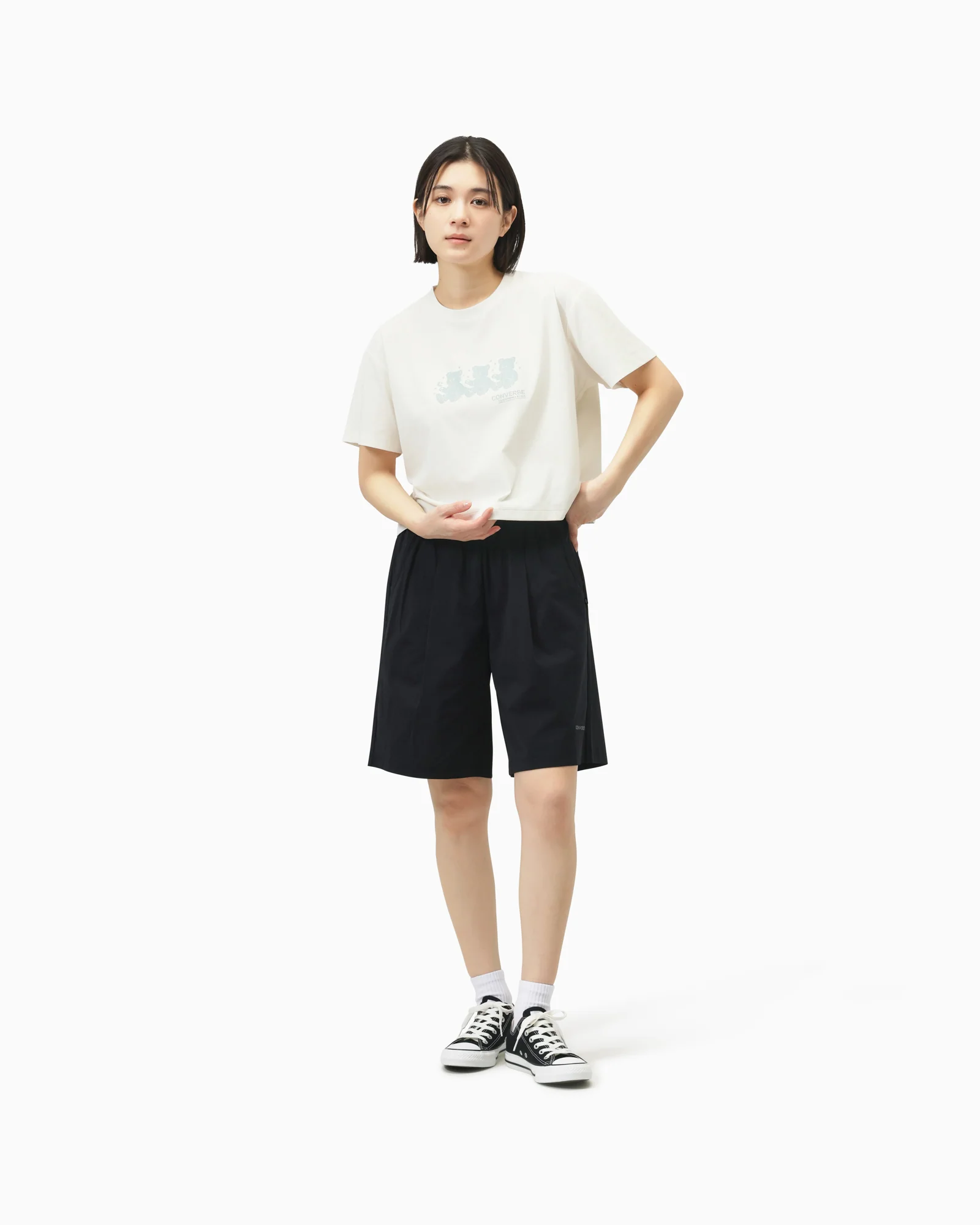 TUCK STRETCH SHORTS L - Image 7