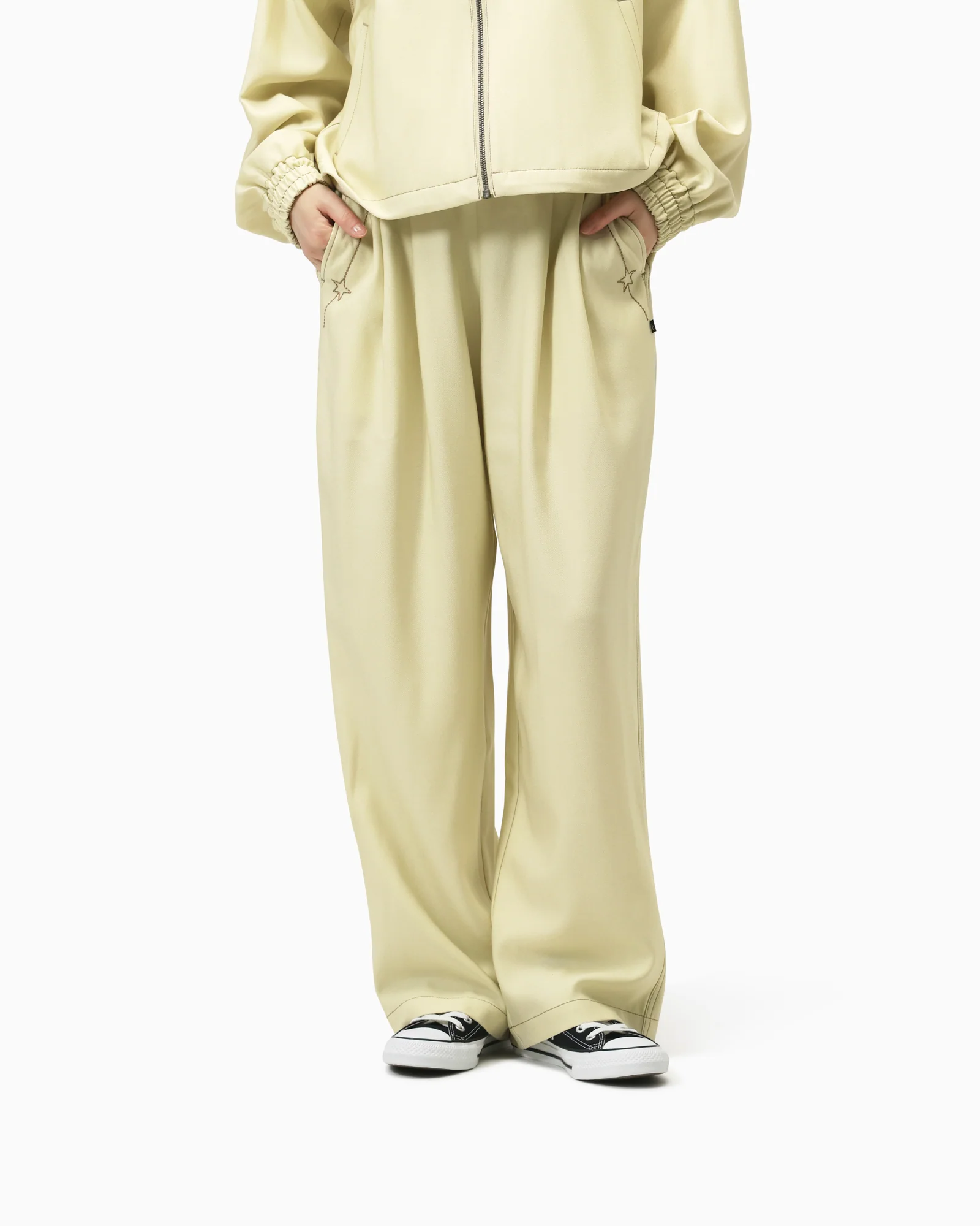 SYNTHETIC DENIM PANTS L - Image 6
