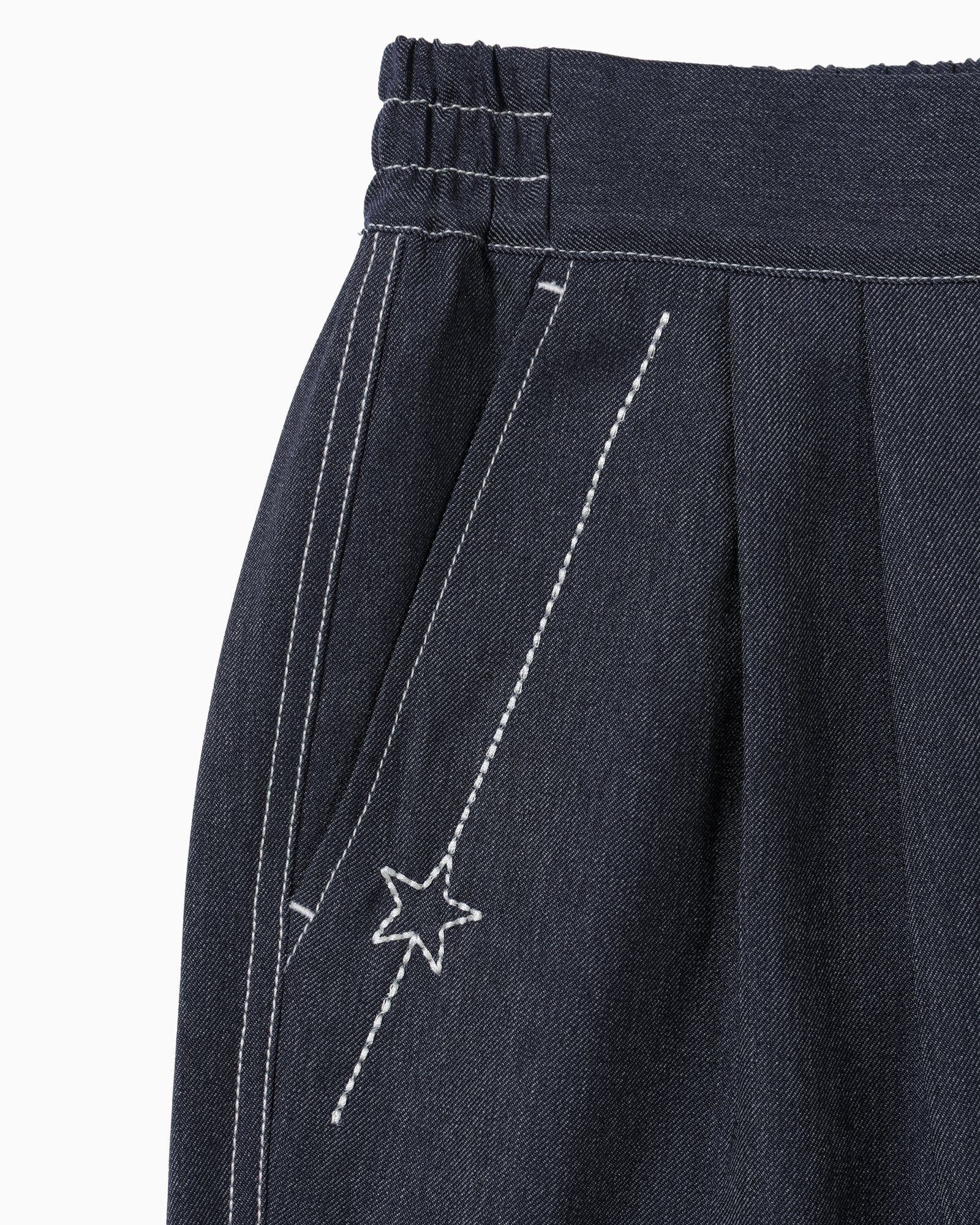 SYNTHETIC DENIM PANTS L - Image 3